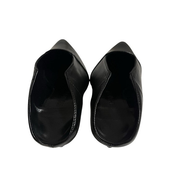 THAKOON BY NAADAM KITTEN HEEL LEATHER MULES SIZE 39 EU 7 US Y2K STYLE MOBWIFE - Picture 11 of 13